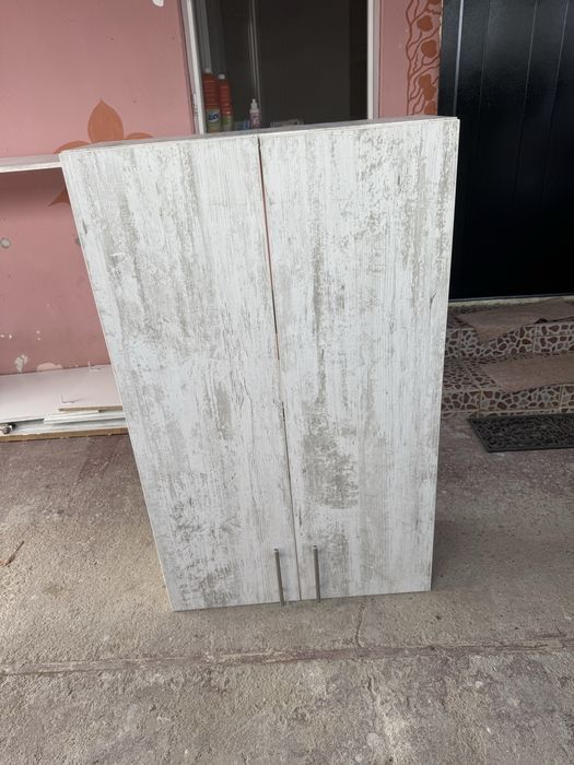 Mobila dormitor pal gri (dulap, noptiere, comoda, corp)