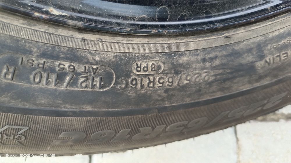 Новое колесо 225/65/r16