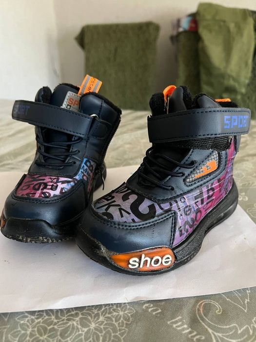 Ботинки осень/весна на флисе