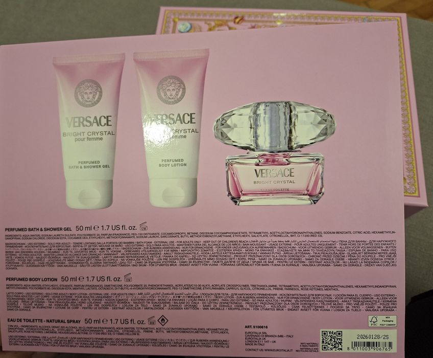 Комплект Versace bright cristal
