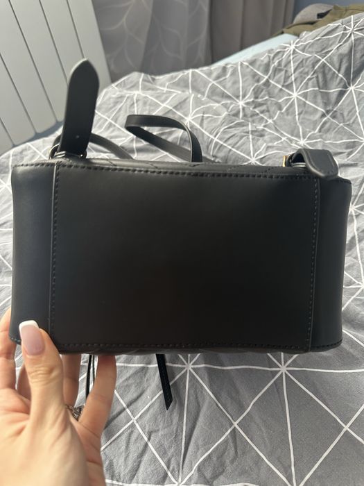 Pinko Love chevron leather backpack