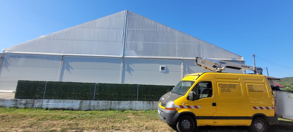 Curățare panouri solare, fațade, geamuri + Toaletare pomi