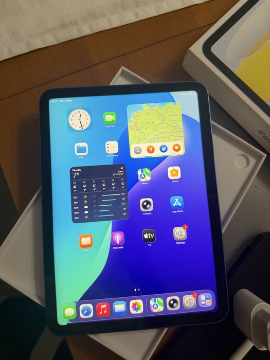 Прекрасен iPad 10 син пълен комплект