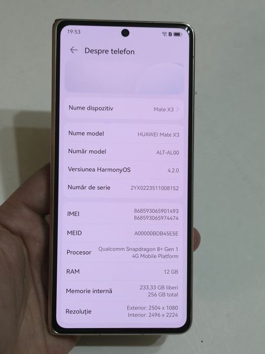 Vand/schimb Huawei Mate X3 256gb