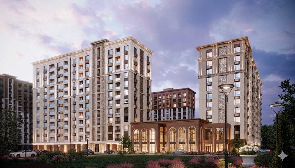 БИЗНЕС! 3-комнатная-65,28 м²! Уста Ширин.  1 кв.м.- 13,5  МЛН.сум (XS)