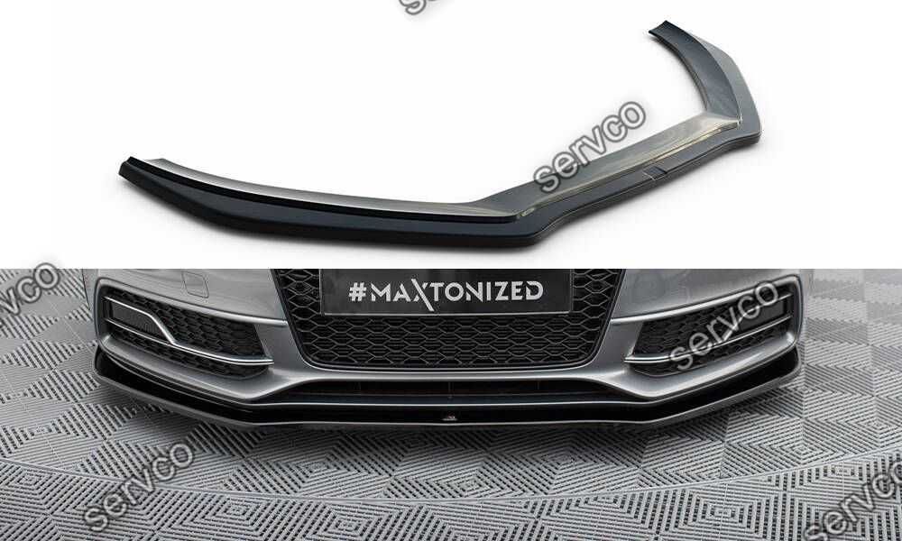 Prelungire lip bara fata Audi A5 8T SLine S5 2011-2015 Maxton Design