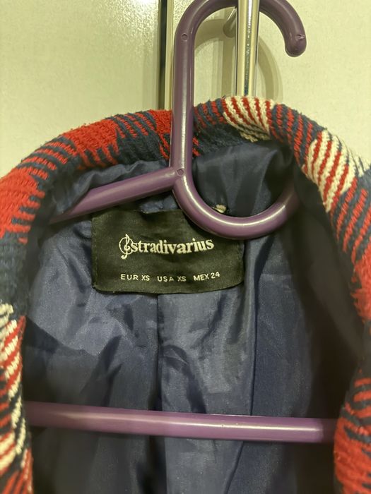 Пальто stradivarius  в клетку