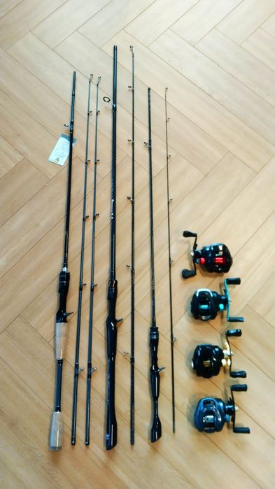 Продам кастинговые спининги для рыбалки