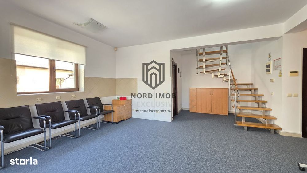 Duplex reprezentativ pentru birouri–4 camere | Recent renovat | 2 lo