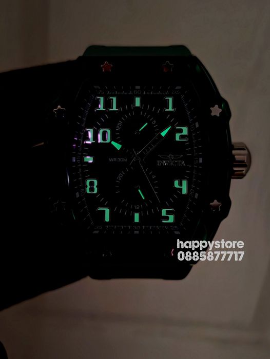 INVICTA Cyclone green 49 mm, Инвикта нов ръчен часовник