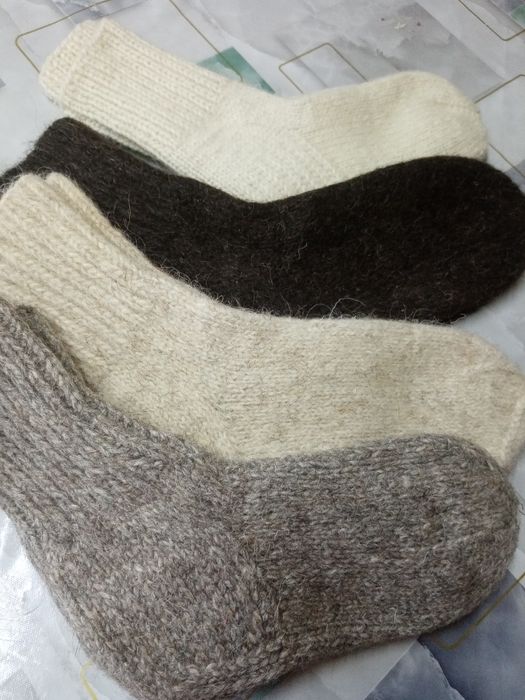Носки из овечьей шерсти.