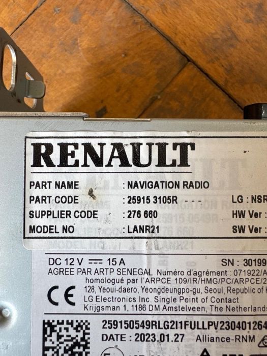 Unitate De Control Mmi Renault Austral [ 2022 - -> ] 259153105R