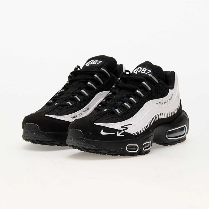 НОВО! Спортни Обувки / Nike Air Max 95 White and Black /