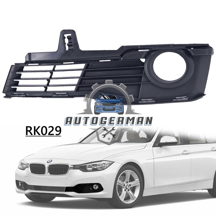 Решетка за халоген BMW 3 серия F30 F31 LCI / Facelift Ф30 седан комби