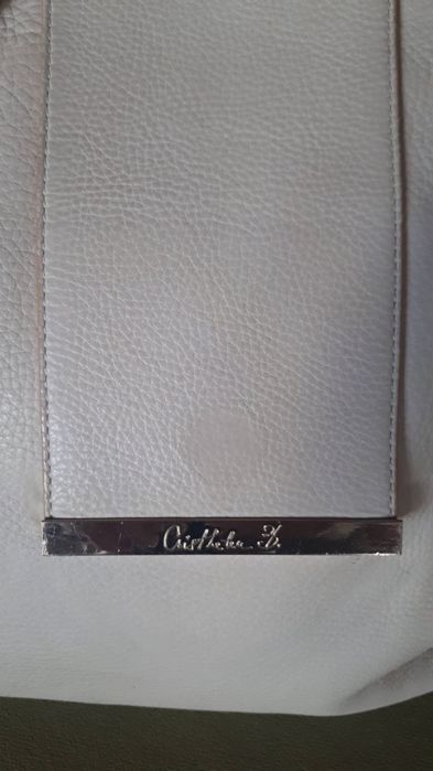 Geantă office, culoare ivoire, Cristhelen B. (Musette)