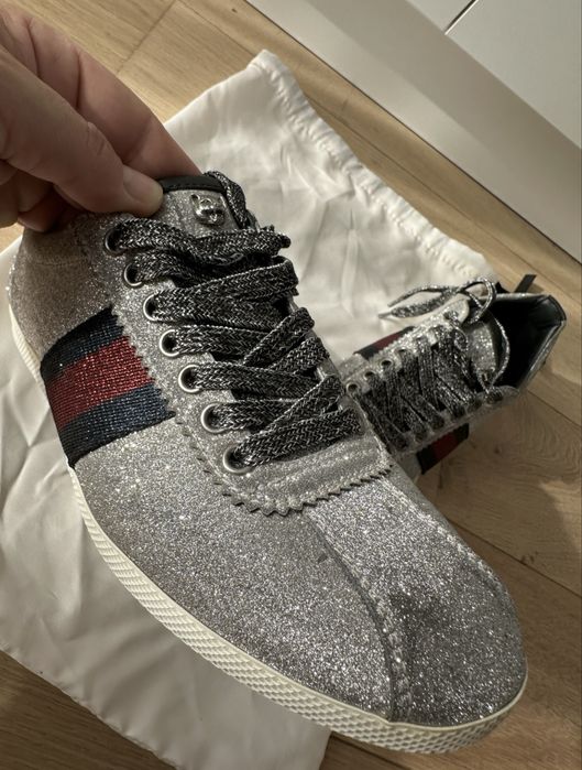 Adidasi GUCCI glitter stud originali