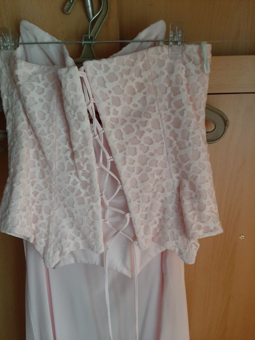 Rochie de seara roz pal