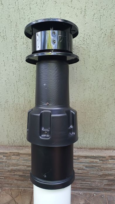 Terminal evacuare gaze arse,100/150,nou.