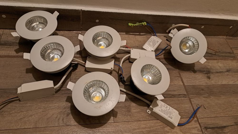 Set 6 spoturi LED încastrate cu driver