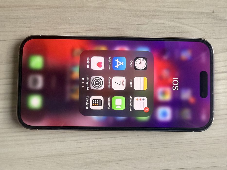 iPhone 14 Pro – 256 GB — Baterie 100% viata