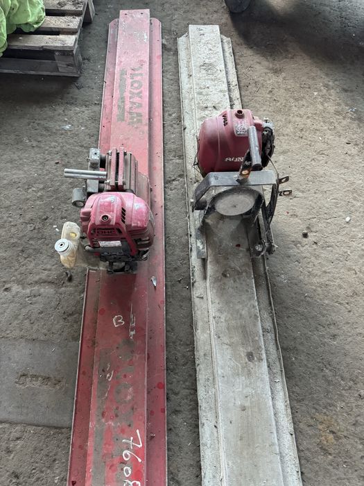 Placa vibranta  pentru beton (2 bucăți) – Motoare termice Honda GX25 / GX35 în 4 timpi, profil din aluminiu