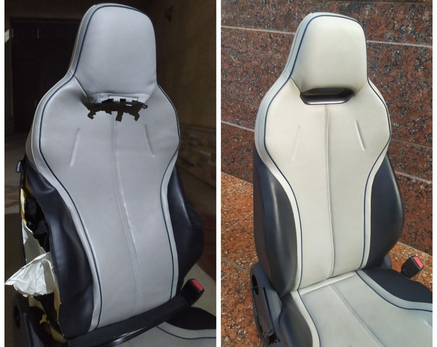 Remont airbag.  Rul,tarpedka, sidenya, potolok, zashitniy remen