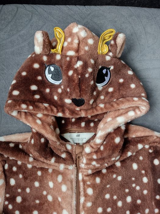 Гащеризон еленче от мъхеста материя Н&М