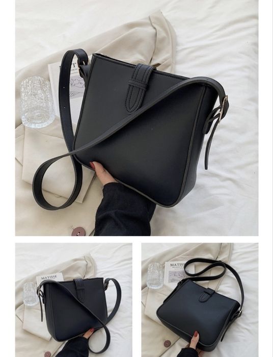 Сумка кросс-боди экокожа черный