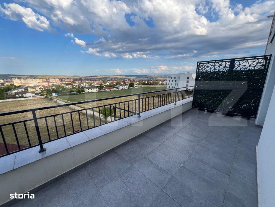 Apartament modern cu terasa de 15 m2 si priveliste panoramica – 58 m