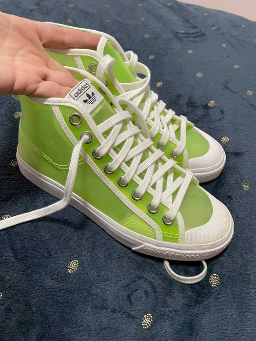 Adidași Adidas Nizza verde neon transparenți 39