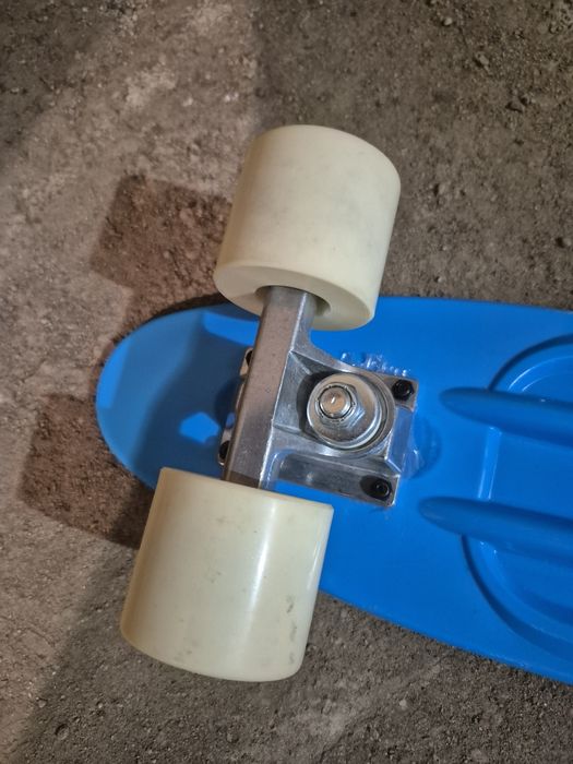 Детски минискейтборд от пластмаса PLAY 500, син