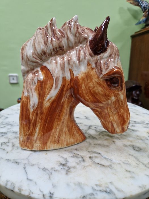 Уникална много красива порцеланова фигура статуетка