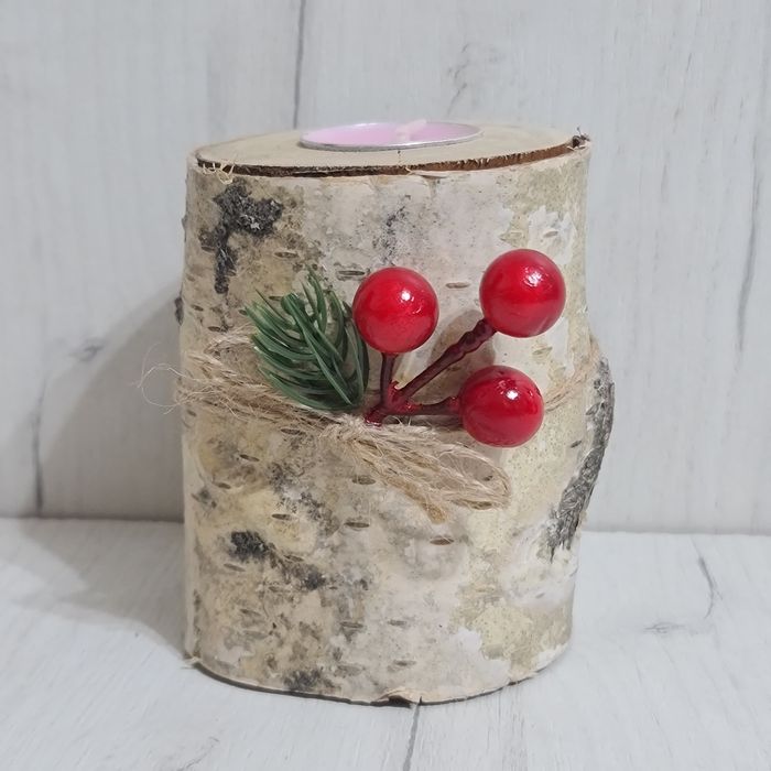 Подсвечник из берёзы