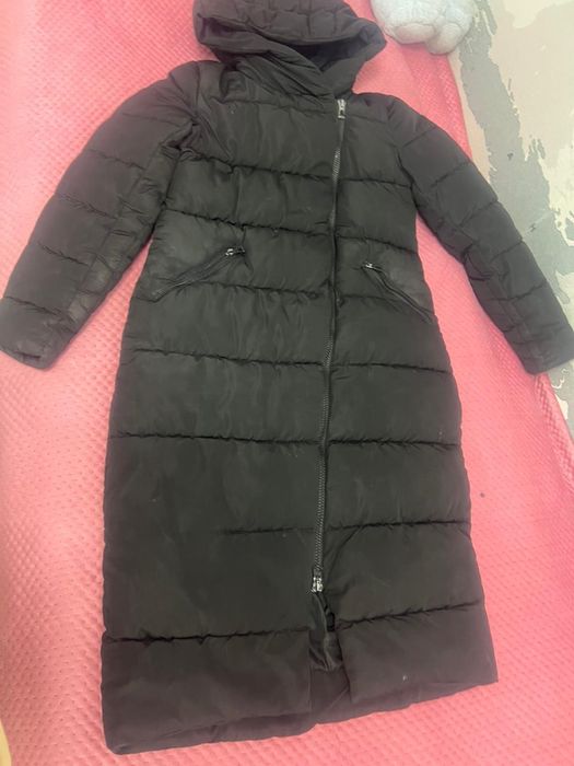 Куртка тёплая длинная отдам за