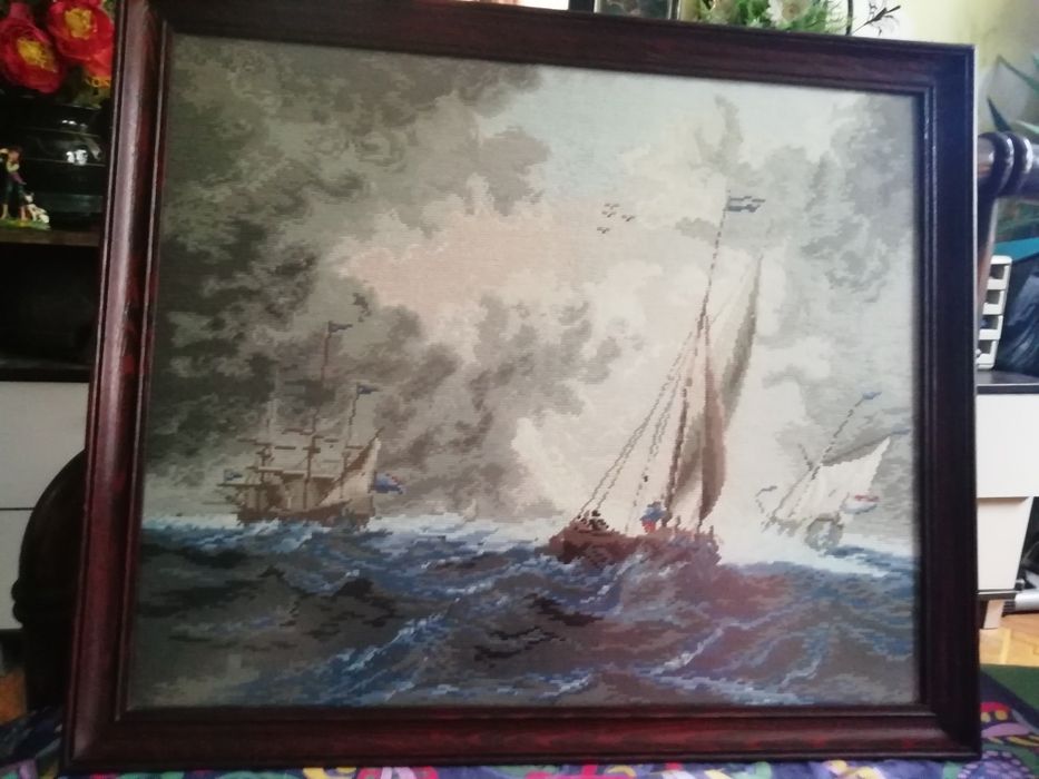 Неспокойно езеро Вилеров гоблен