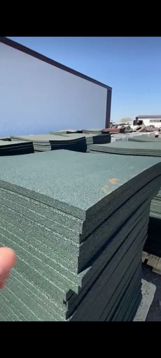 Резиновые плитки 5900 м2