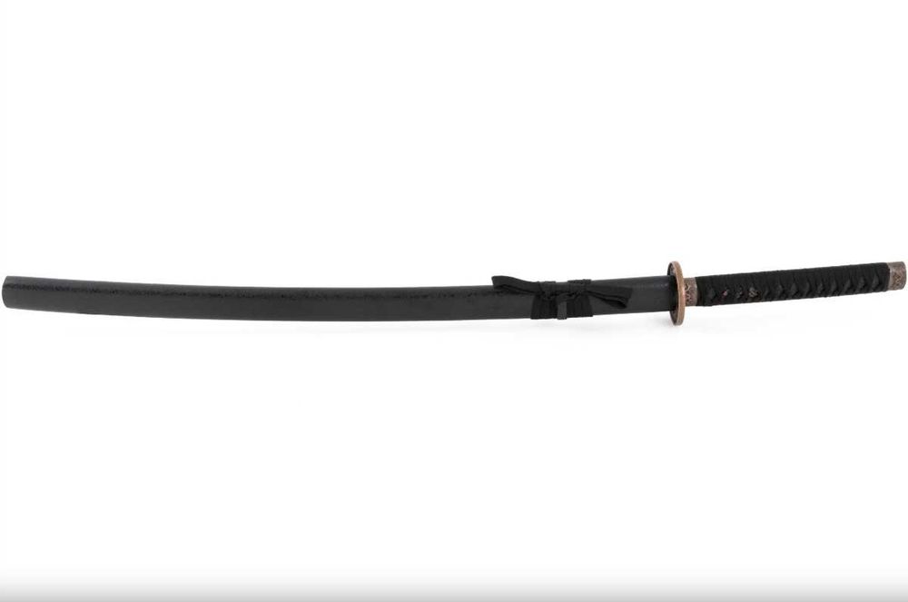 Катана Бушидо Katana Bushido Dragon Tenryu - меч с дървена кания и тцуба с Дракон