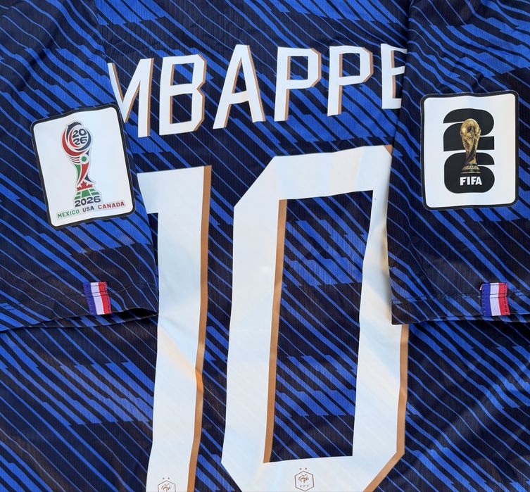 Tricou Fotbal / Jersey (World Cup / Campionat Mondial 2026) Franta (Mbappe Olise Dembele Doue)