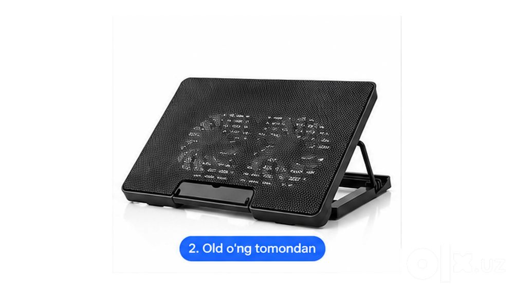 N99 Notebook Cooling Pad — Noutbuk uchun 2 ventilyatorli sovutkich