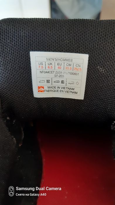 кроссовки The  North Face (оригинал) 40 р