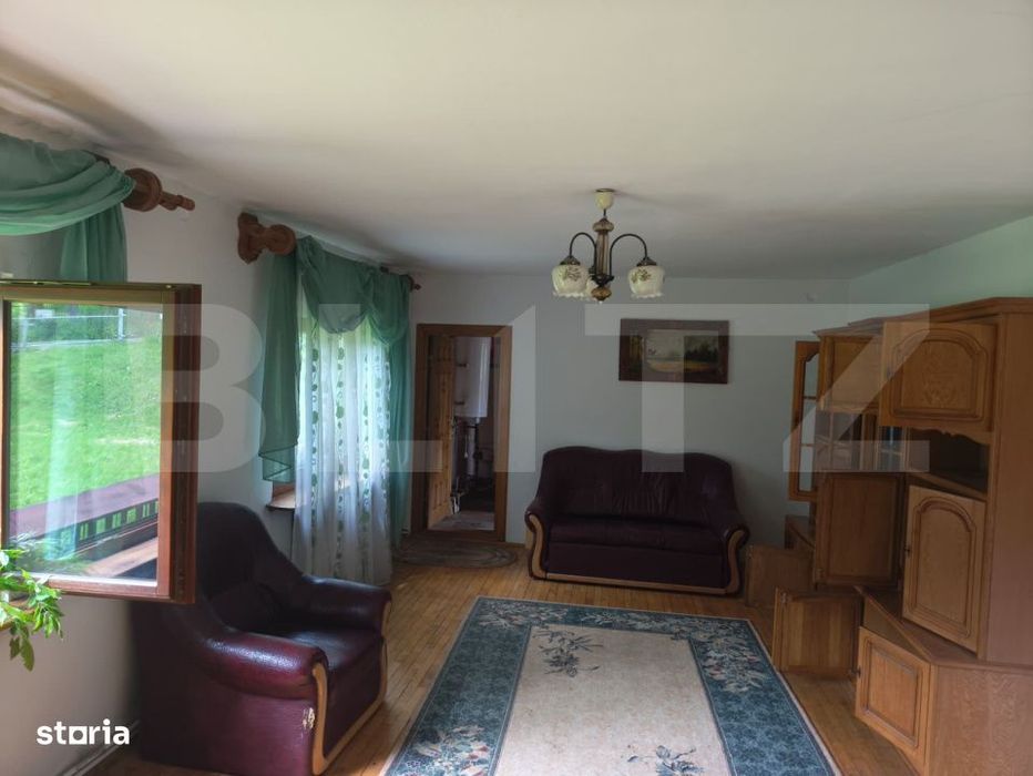 Casa P+1, 242.59 mp si teren de 1.756 mp, zona Campulung Moldovenesc