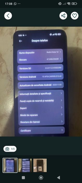 Redmi note 14 Xiaomi