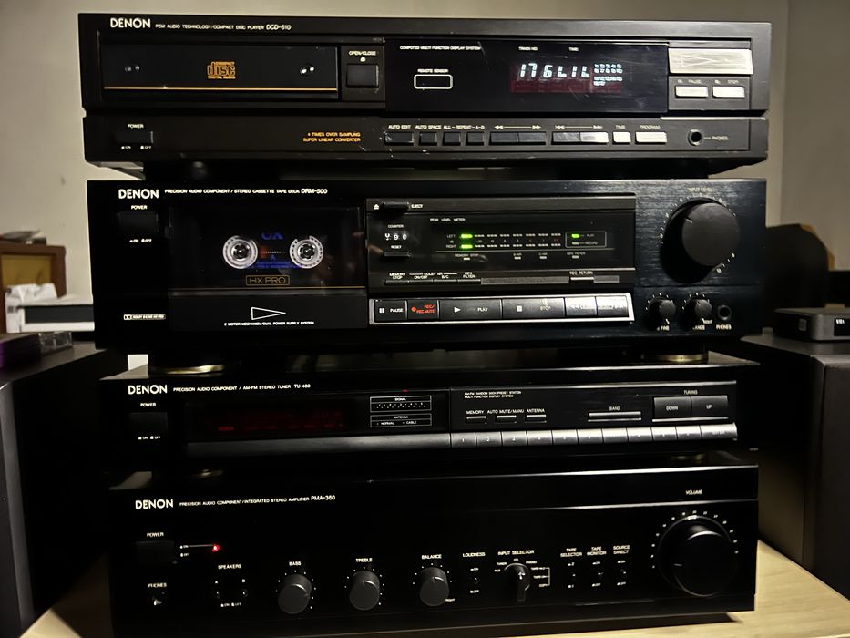 Адио сет DENON перфектно състояние