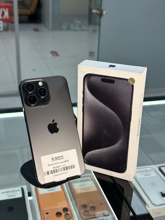 айфон 15 про макс черный е сим