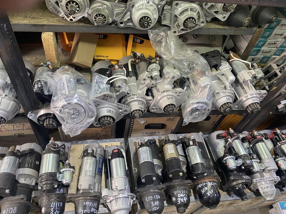 Стартер на экскаватор новые