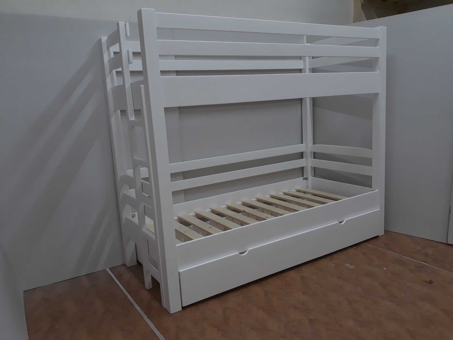 TRANSPORT GRATUIT.Pat etajat-supraetajat din lemn masiv.Cod 2028
