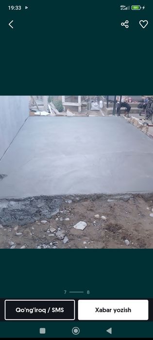 Styashka bardyor transha padval ishlari mavjud