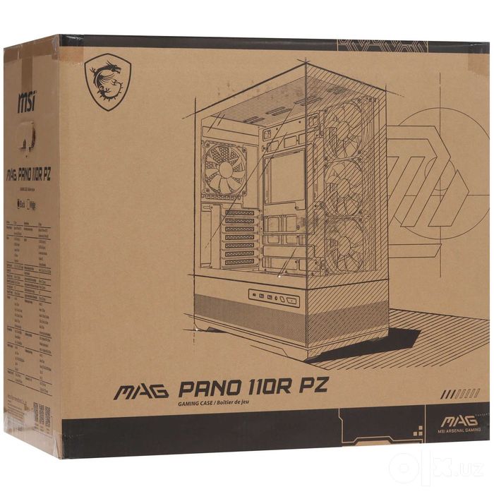 - Компьютерный корпус MSI MAG PANO 110R PZ