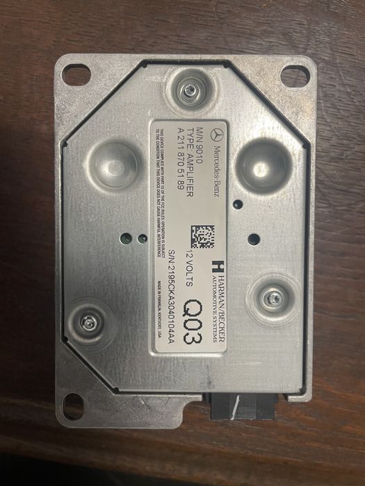 Усилвател Harman за Мерцедес w164 x164 w212 w218