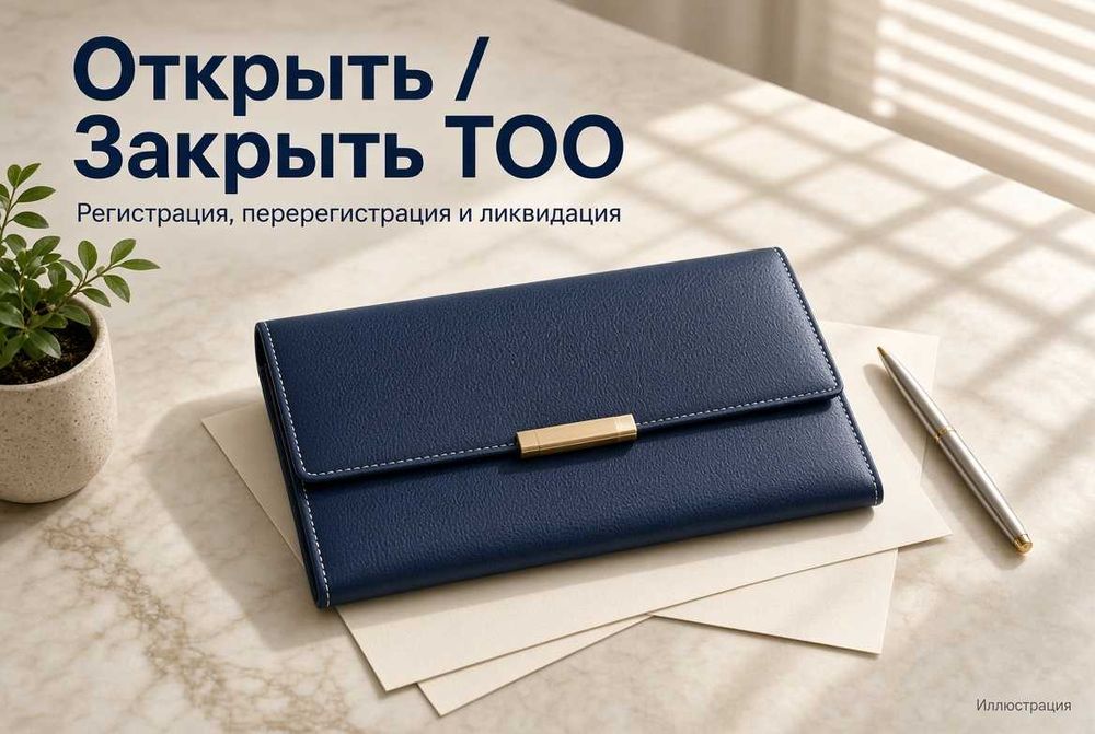 Регистрация и ликвидация ТОО в Астане: смена директора, юр.адрес